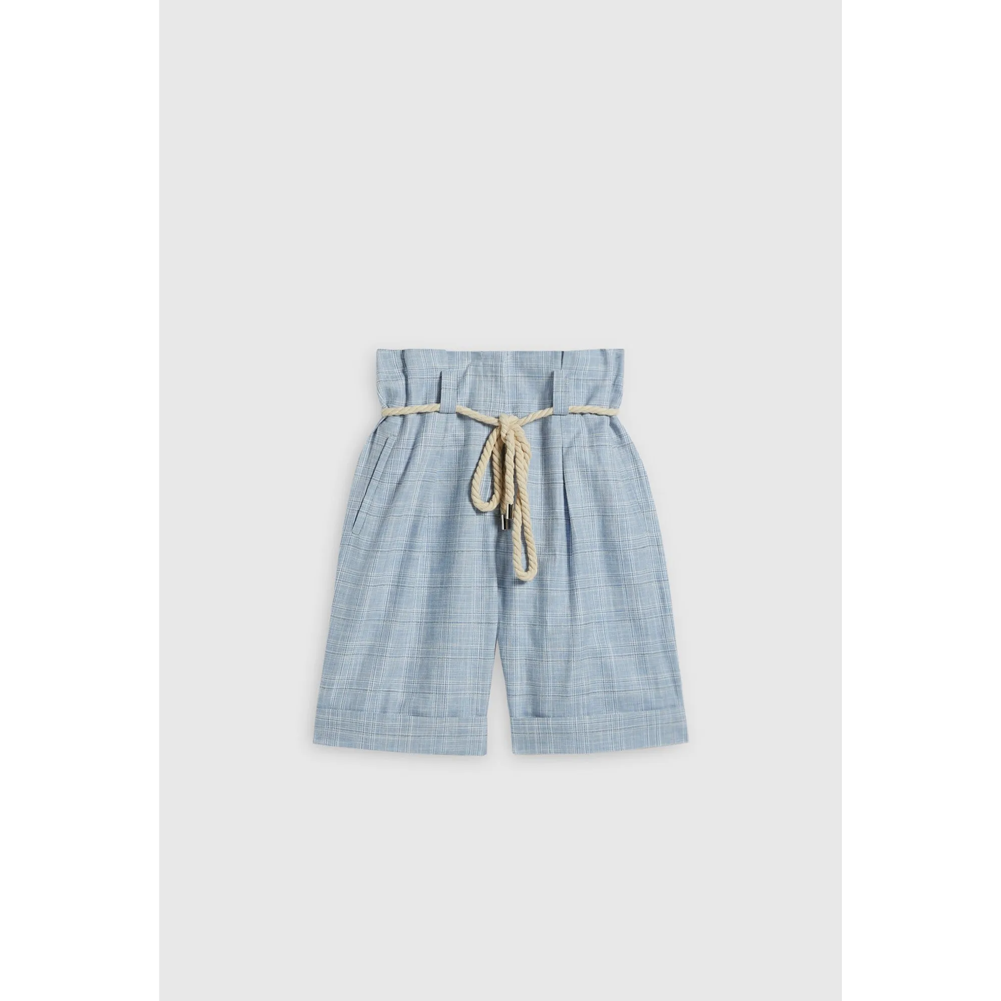 Women High-Waisted Shorts - Dual-Color